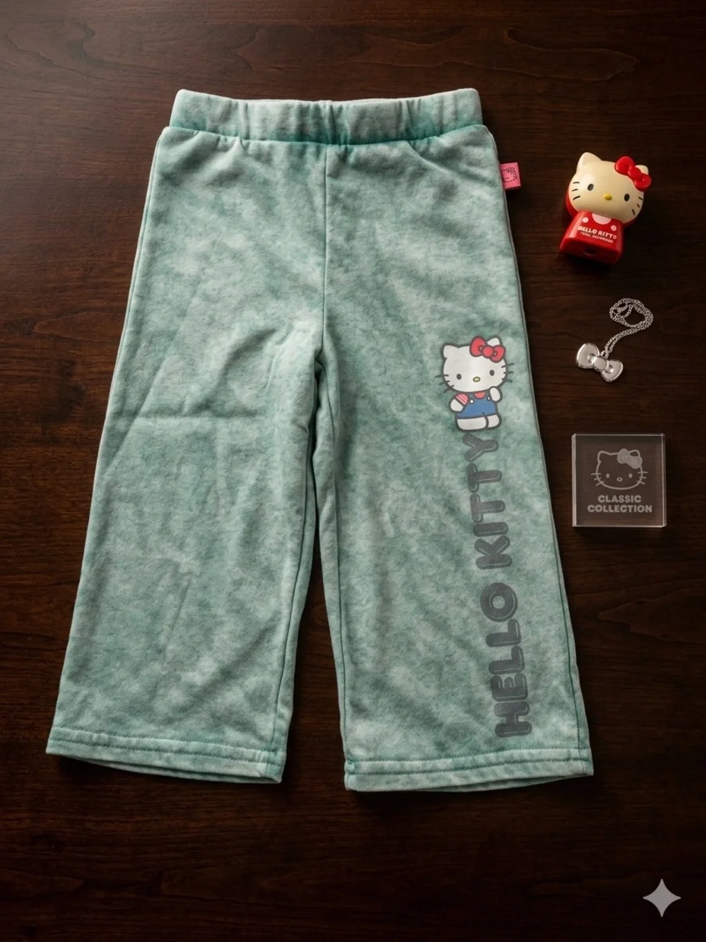 NWT Hello Kitty Toddler Girls Hoodie Wide Leg Pants 2pc Matching Set 2T